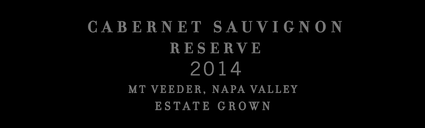 2014 Korbin Kameron Mt. Veeder Reserve Cabernet Sauvignon