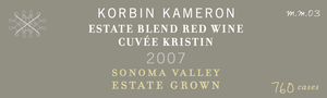 2007 Korbin Kameron Estate Blend Cuvée Kristin